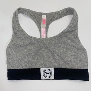 PINK cotton sports bra